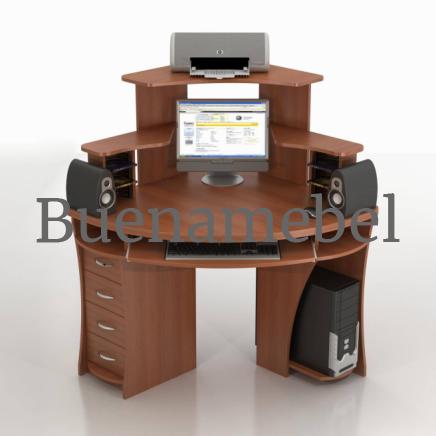 Компьютерный стол "Сокол" КС-2 +КН-3