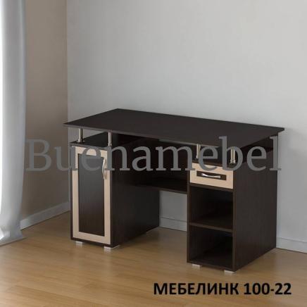 Компьютерный стол "Мебелинк 100-22 рамка МДФ"